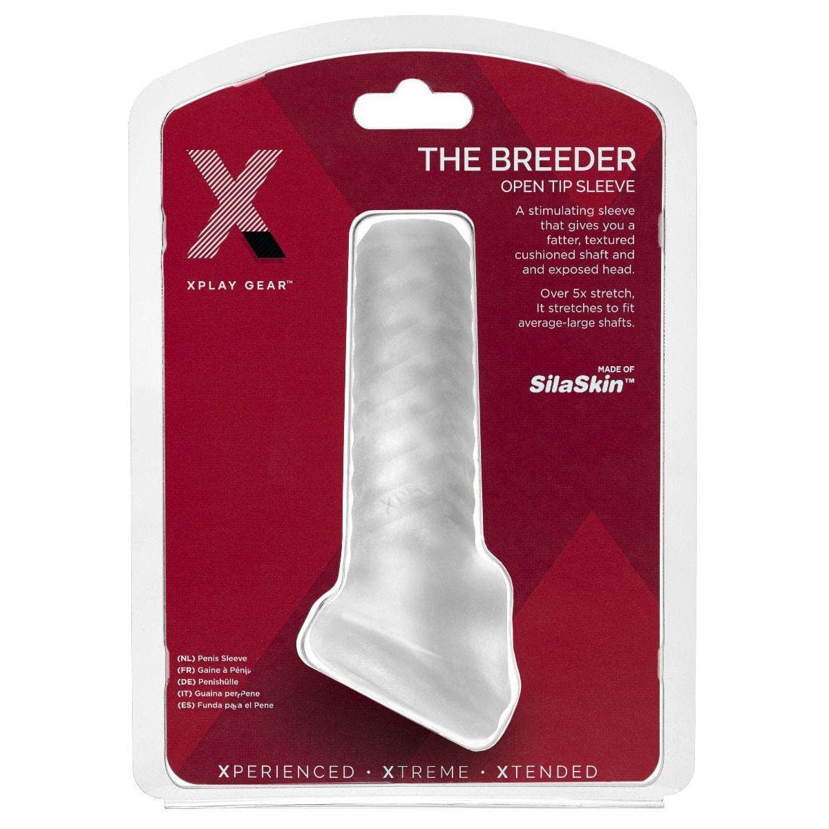 The Xplay Breeder Textured Open Tip Stroker Sleeve - Romantic Blessings