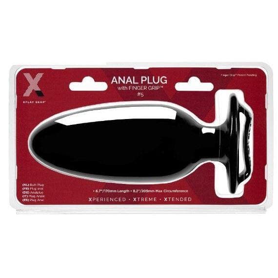 The Xplay Finger Grip Butt Plug 3L - Romantic Blessings