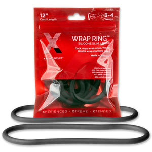 The Xplay Silicone Thin Wrap Penis Ring 12in (2 Pack) - Romantic Blessings