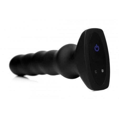 Thunder Plugs Silicone Vibrating & Squirming Plug with Remote Control - Romantic Blessings