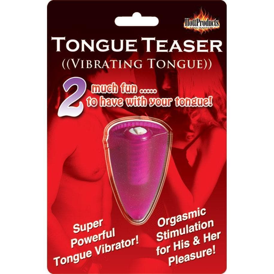 Tongue Teaser Tongue Shaped Vibrating Silicone Tongue Ring - Romantic Blessings