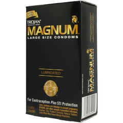 trojan magnum condoms lubricated Trojan Magnum Raw main image 1