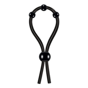 Ultimate Silicone Beaded Penis Lasso Erection Enhancer Adjustable Loop Ring - Romantic Blessings