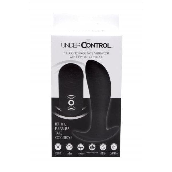 Under Control Rechargeable Silicone Prostate Vibrator with Remote Control - Romantic Blessings