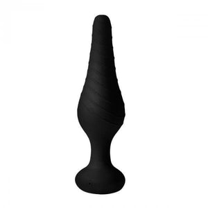 Under Control Rechargeable Silicone Vibrating Anal Plug with Remote Control - Romantic Blessings