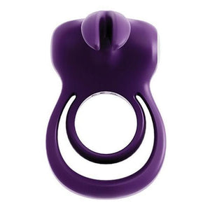 Vedo Thunder Bunny Dual Ring Rechargeable 10 Mode Couples Ring Vibrator - Romantic Blessings