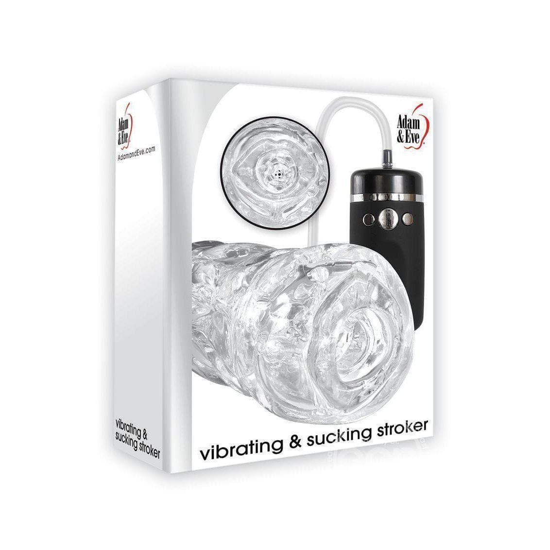Vibrating And Sucking Stroker With Wired Remote Controll Clear 6.75 Inch - Romantic Blessings