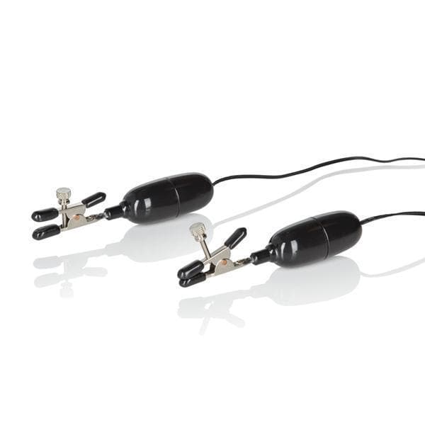 Vibrating Nipple Clamps for Him or Her with Remote Black - Romantic Blessings