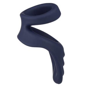Viceroy Perineum Dual Ring Silicone Penis Ring - Romantic Blessings