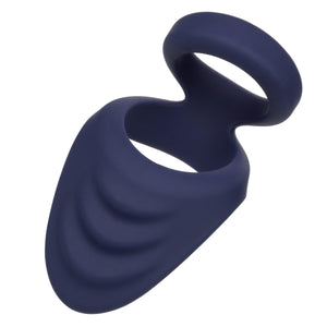 Viceroy Perineum Dual Ring Silicone Penis Ring - Romantic Blessings
