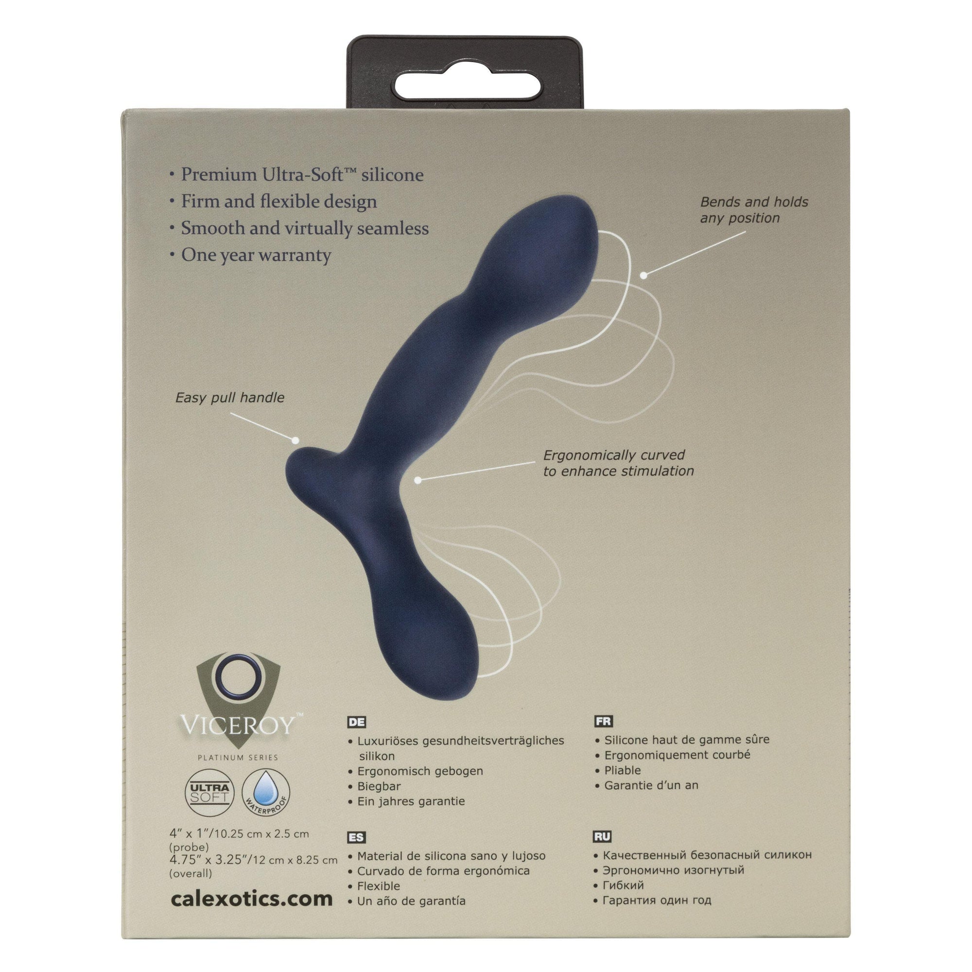 Viceroy Platinum Series Expert Silicone Prostate Probe - Romantic Blessings