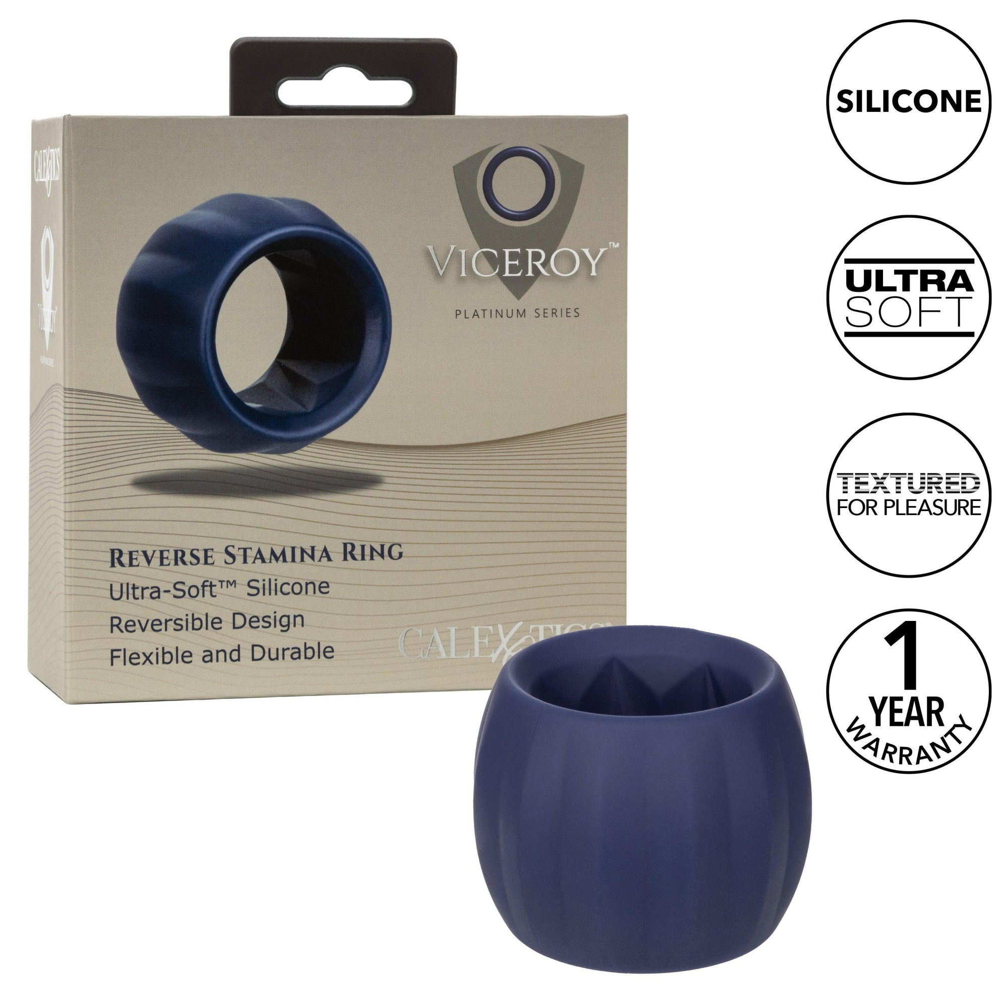 Viceroy Reverse Stamina Ring Silicone Penis Ring - Romantic Blessings