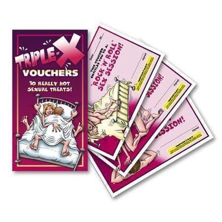 Vouchers Triple X Hot Sexual Treats for your Spouse - Romantic Blessings