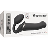 Strap-On-Me Remote Control Vibrating Bendable Strap-On Large - Romantic Blessings