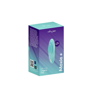 We-Vibe Moxie+ Wearable Rechargeable Silicone Panty Vibe Clitoral Stimulator with Remote - Romantic Blessings