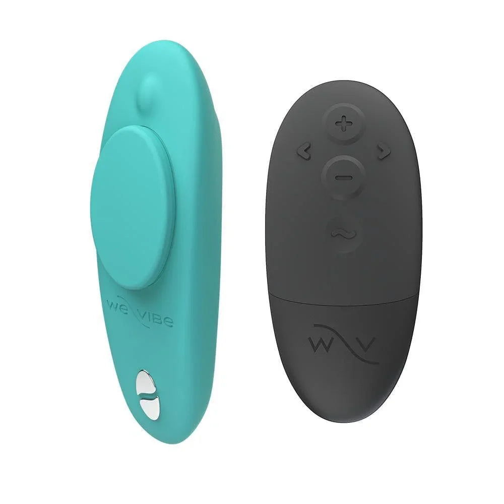 We-Vibe Moxie+ Wearable Rechargeable Silicone Panty Vibe Clitoral Stimulator with Remote - Romantic Blessings