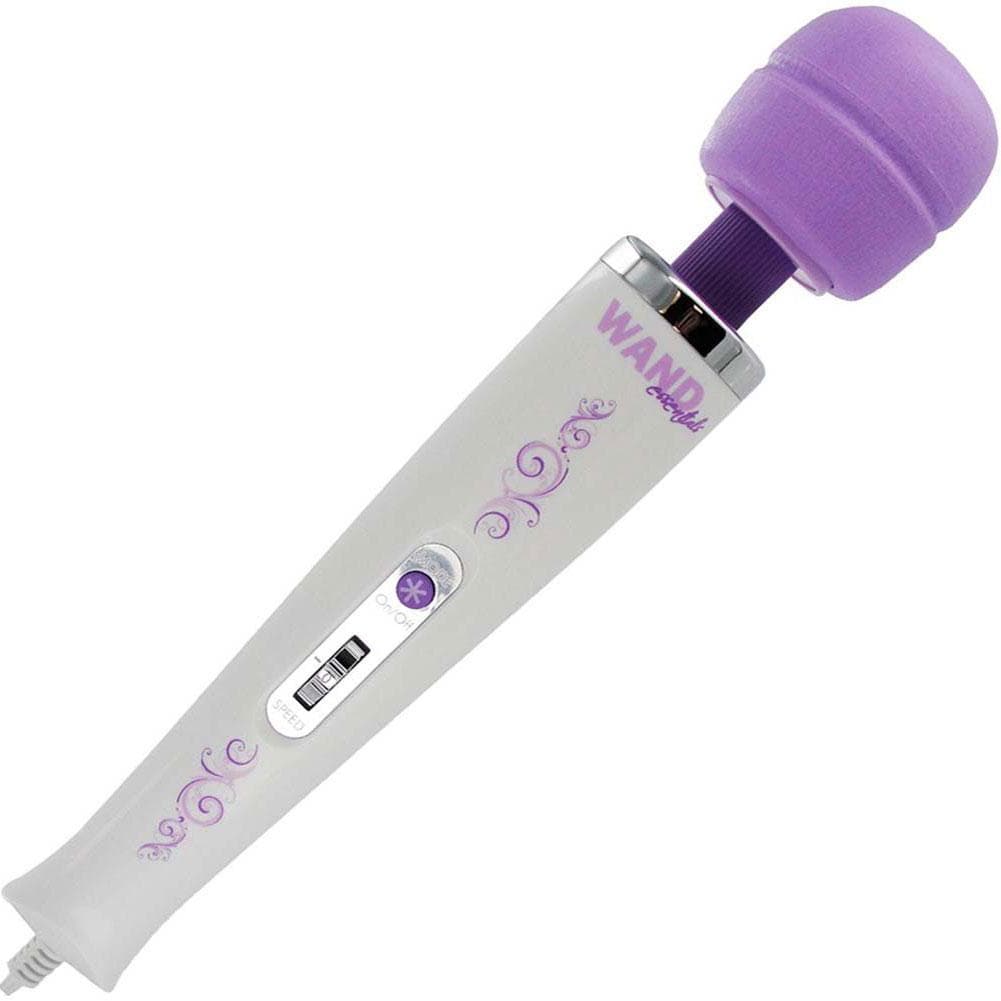 Wand Essentials 8 Speed 8 Function Wand Body Vibrating Massager with Flexible Head - Romantic Blessings