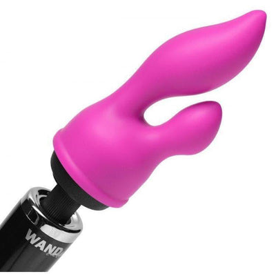 Wand Essentials Euphoria G Spot & Clitoris Dual Stimulating Wand Attachment Head - Romantic Blessings
