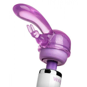 Wand Essentials Original Dual G Spot & Clitoris Rabbit Stimulator Wand Attachment - Romantic Blessings