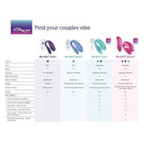 We-Vibe Chorus Couples 10 Function Remote Control Vibrator with AnkorLink Technology - Romantic Blessings