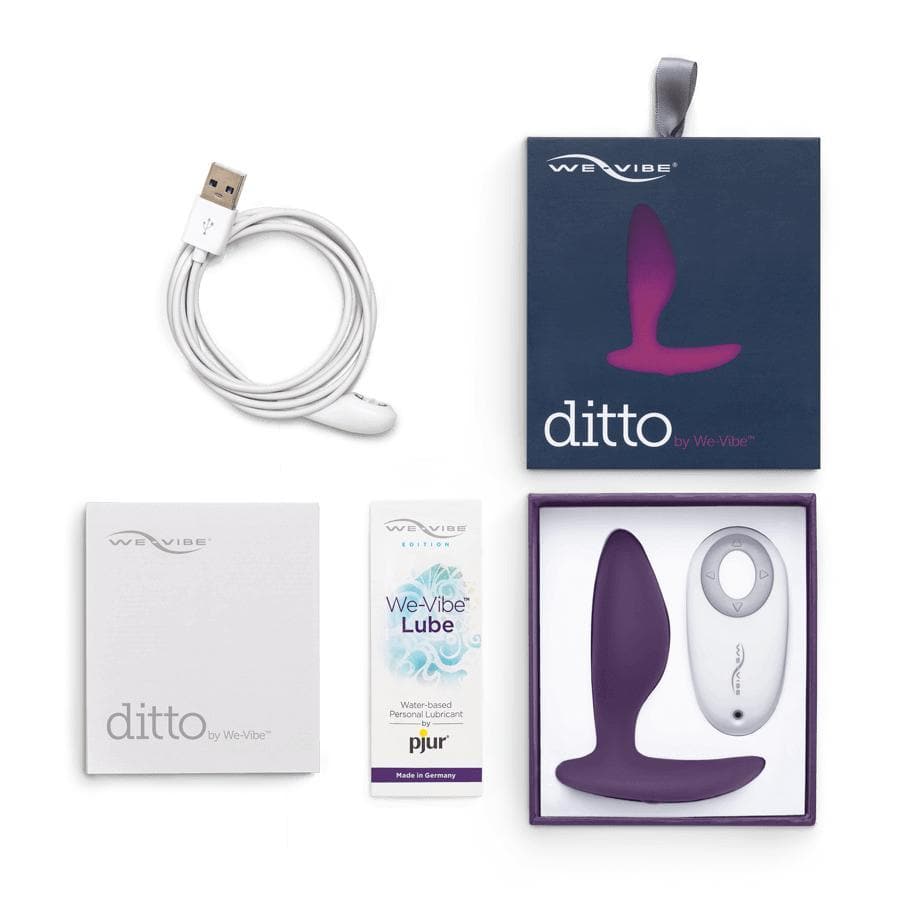 We-Vibe Ditto 10 Function Vibration Remote Control Butt Plug with We-Connect App - Romantic Blessings
