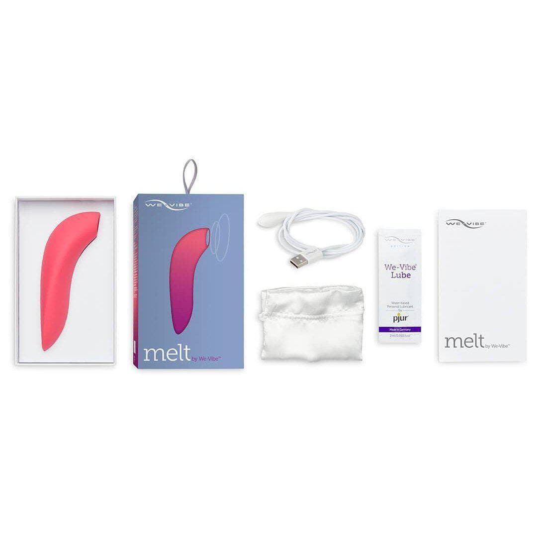 We-Vibe Melt Pleasure Air Technology Couples 12 Level Stimulator with We-Connect App - Romantic Blessings