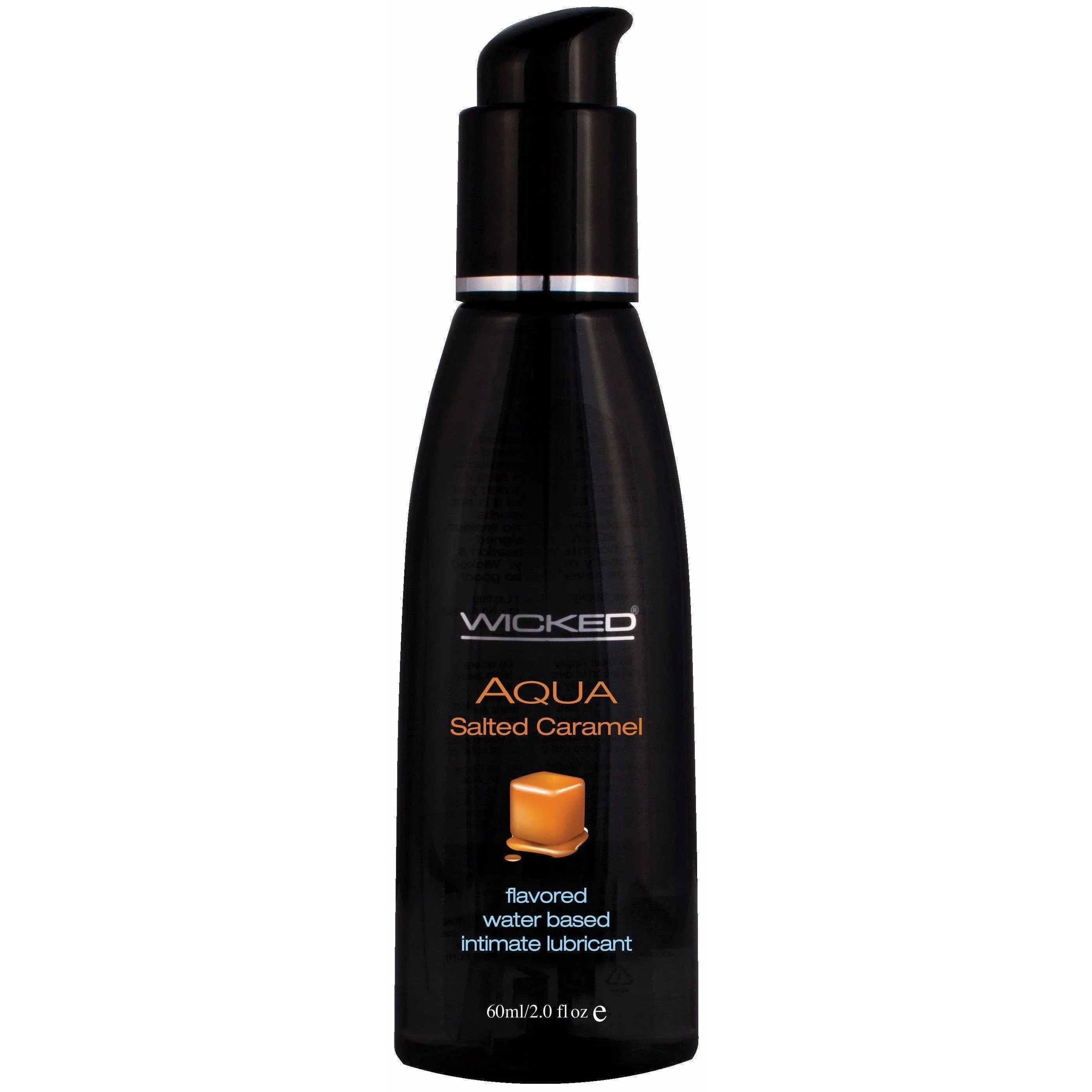 Wicked Aqua Water Based Flavored Intimate Lubricant Salted Caramel - Romantic Blessings