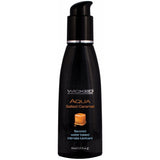 Wicked Aqua Water Based Flavored Intimate Lubricant Salted Caramel - Romantic Blessings