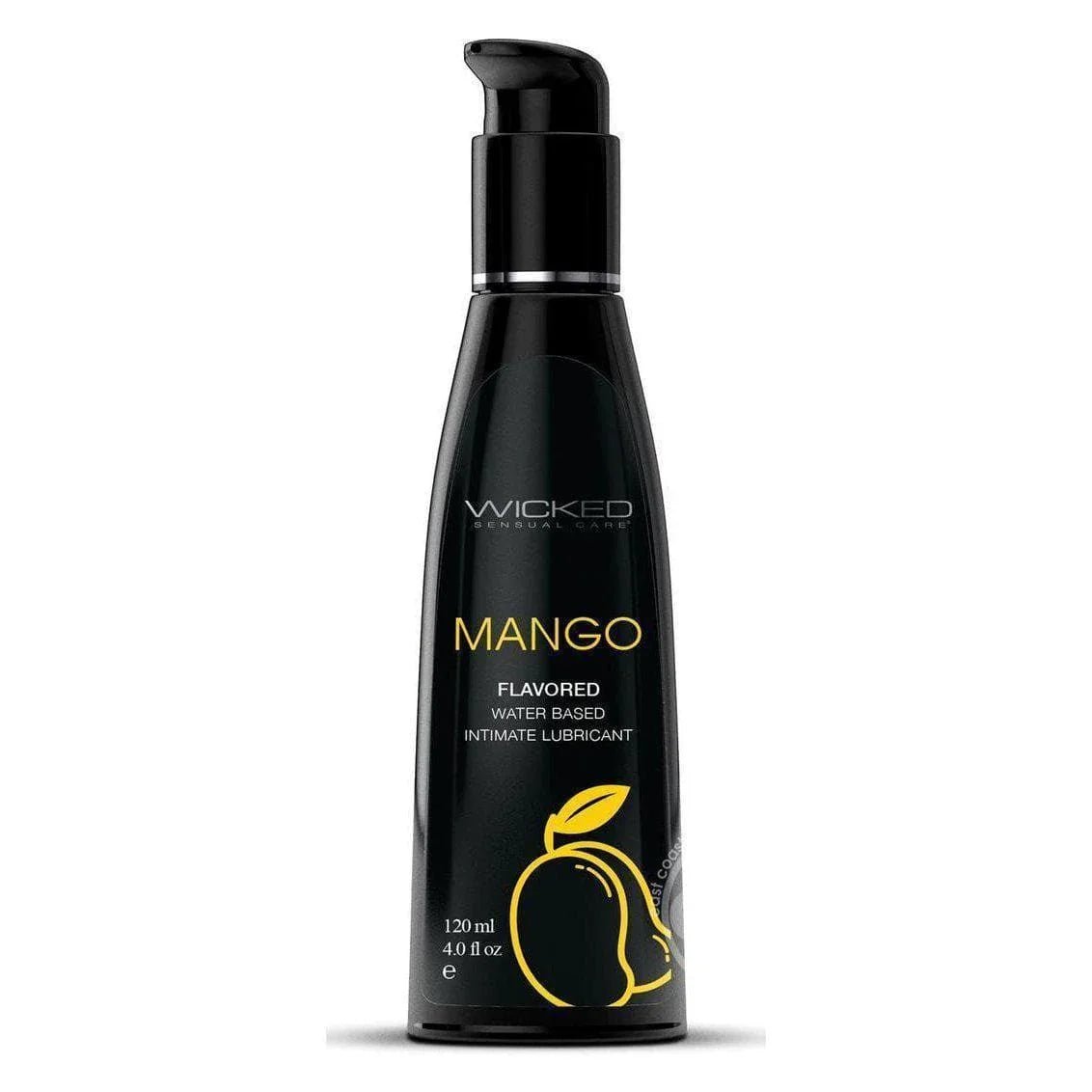 Wicked Aqua Water Based Flavored Lubricant Mango - Romantic Blessings