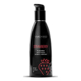 Wicked Aqua Water Based Flavored Lubricant Strawberry - Romantic Blessings