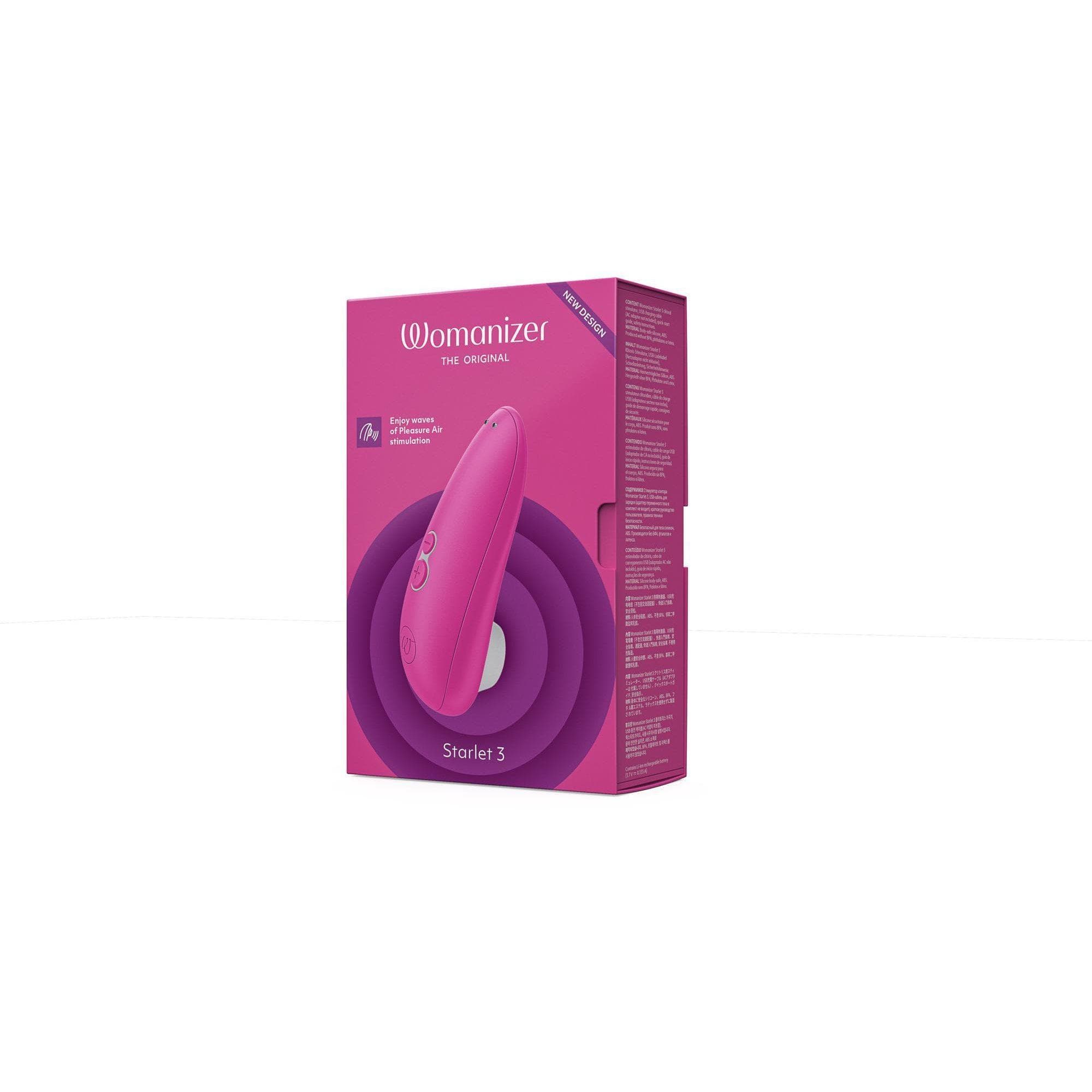 Womanizer Starlet 3 Pleasure Air 6 Level Waterproof Clitoral Stimulator - Romantic Blessings