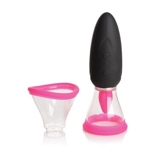 Inmi Lickgasm Mini 10X Licking & Sucking Rechargeable Silicone Clitoral Stimulator - Romantic Blessings