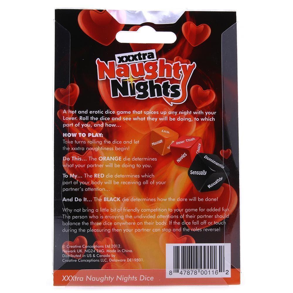 Xxxtra Naughty Nights Erotic Dare Couples Naughty Fun Dice Game - Romantic Blessings