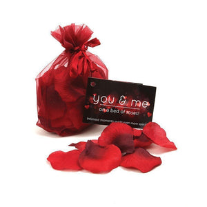 You & Me Bed Of Roses Re-Usable Sexy Fabric Rose Petals for Romantic Moments - Romantic Blessings