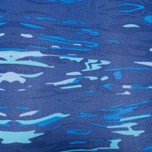 Wood Men's Super Soft Modal Blend 1 In Inseam Trunk Blue Liquid - Romantic Blessings