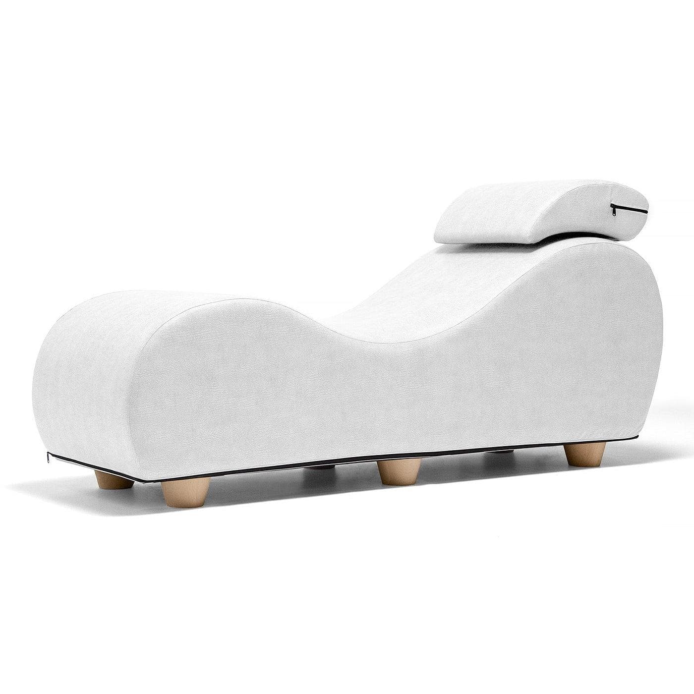 Liberator Esse Chaise II Luxurious Sex Chaise with Wood Feet - Romantic Blessings