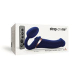 Strap-On-Me Multi Orgasm Bendable 3 Motor Strap-On Large - Romantic Blessings