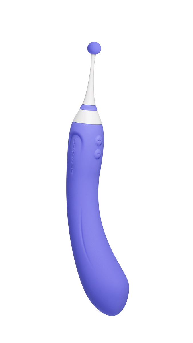 Lovense Hyphy Dual-End Clitoral and G-Spot Stimulator for Instant Orgasms - Romantic Blessings