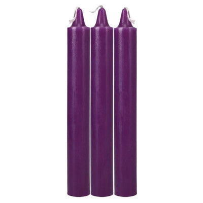 Japanese Drip Candles 3-Pack Purple - Romantic Blessings