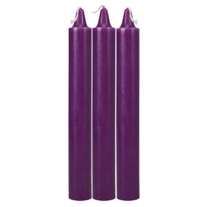 Japanese Drip Candles 3-Pack Purple - Romantic Blessings