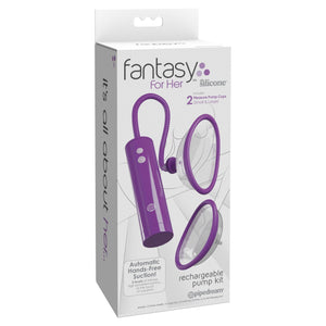 Fantasy For Her Rechargeable Pleasure Pump Kit with Remote Control - Romantic Blessings
