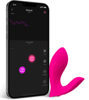 Lovense Flexer Quiet App-Controlled Insertable Panty Vibrator