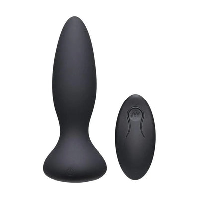 A-Play Vibe Adventurous Rechargeable Silicone Anal Plug with Remote Control - Romantic Blessings
