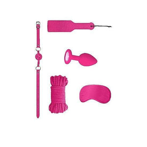 Shots Ouch! 5-Piece Introductory Bondage Kit #5 Pink - Romantic Blessings
