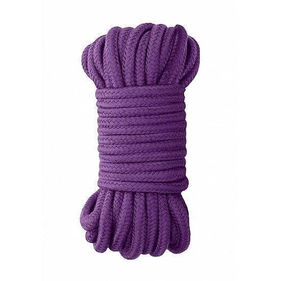 Shots Ouch! Black & White Japanese Rope 10m / 33ft Purple - Romantic Blessings