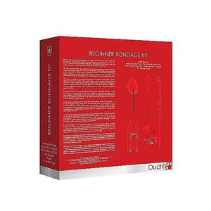 Shots Ouch! 6-Piece Beginner Bondage Kit Red - Romantic Blessings