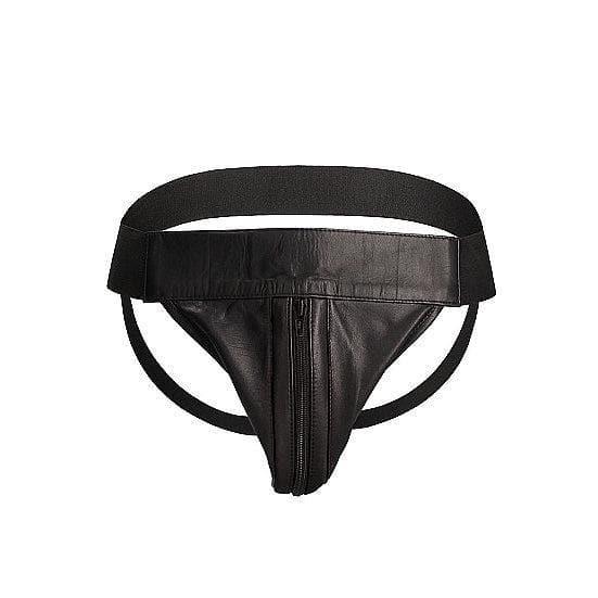 Ouch Men's Jock Front Zip Black - Romantic Blessings