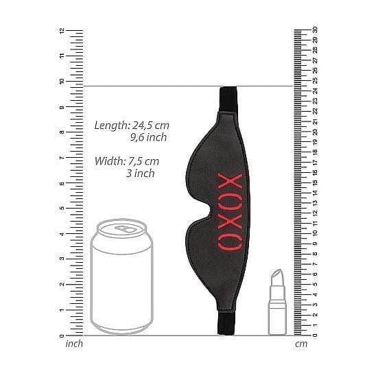 Shots Ouch! 'XOXO' Blindfold Black - Romantic Blessings