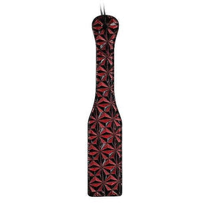 Shots Ouch! Luxury Diamond-Patterned Paddle Burgundy - Romantic Blessings