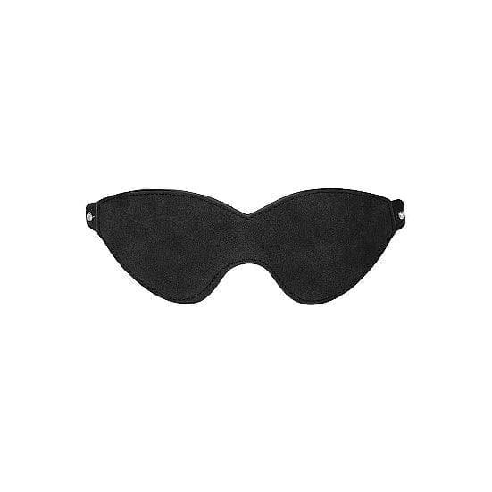 Shots Ouch! Diamond Studded Faux Leather Eye Mask Black - Romantic Blessings